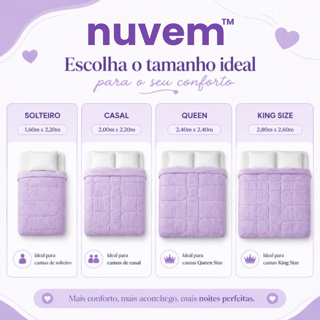 Premium™ Edredom Térmico 2 em 1 - [Frete grátis + 2 Fronhas de brinde]